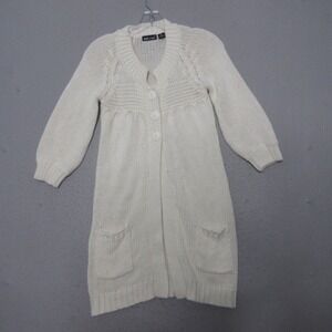 Vintage‎ Wet Seal Cardigan XS Long Pockets Y2k 90s Fairy Romantic Bella Coquette